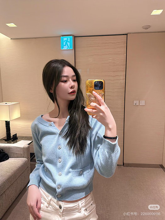 cc 25p 라운드 울 가디건