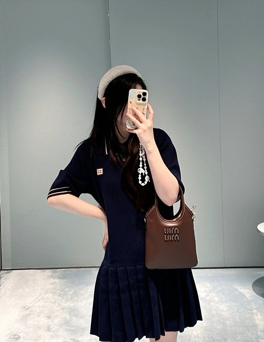 miu mi* 아이비 가죽백 미니 5ba281 [정품급]