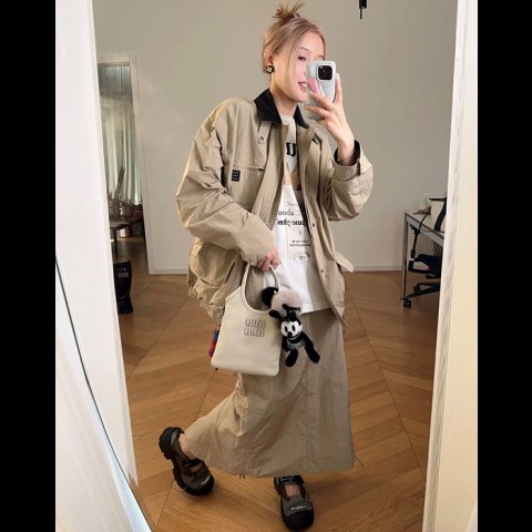 miu mi* 아이비 가죽백 미니 5ba281 [정품급]