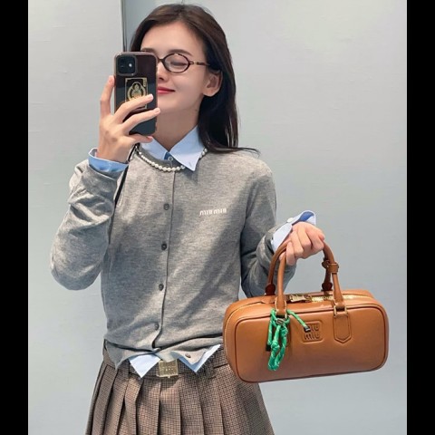 miu mi* 아르카디 가죽백 라지 5bb148 [정품급]
