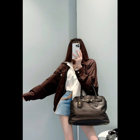 miu mi* 아방뛰르 나파 가죽백 미디움 5bg291 [정품급]
