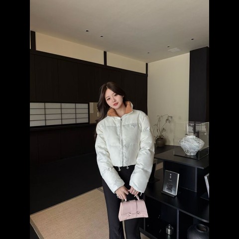 prad* 리나일론 다운 재킷