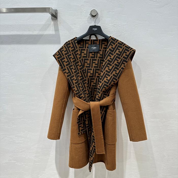 fend* FF 울 롱 코트