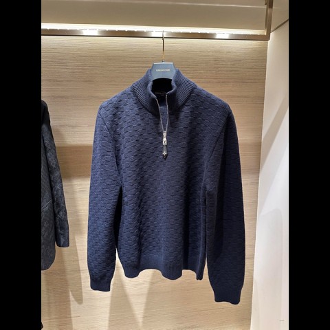 lv 캐시미어 울 블렌드 하프 집 풀오버 [정품급]