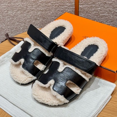 herm*s 시어링 시프레 샌들 여성용 (handmade ver.)