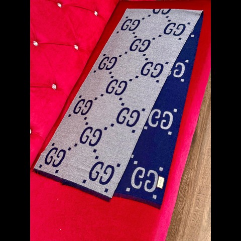 gg 울 실크 자카드 머플러