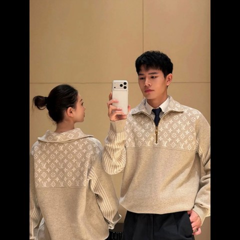 lv 울 풀오버 스웨터